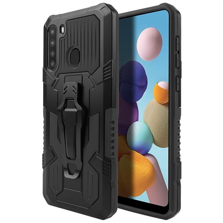 DREAM WIRELESS Dream Wireless TCASAMA21-CLIP-BK The Pocket Clipper 3-In-1 Metal Case for Samsung Galaxy A21 - Black TCASAMA21-CLIP-BK